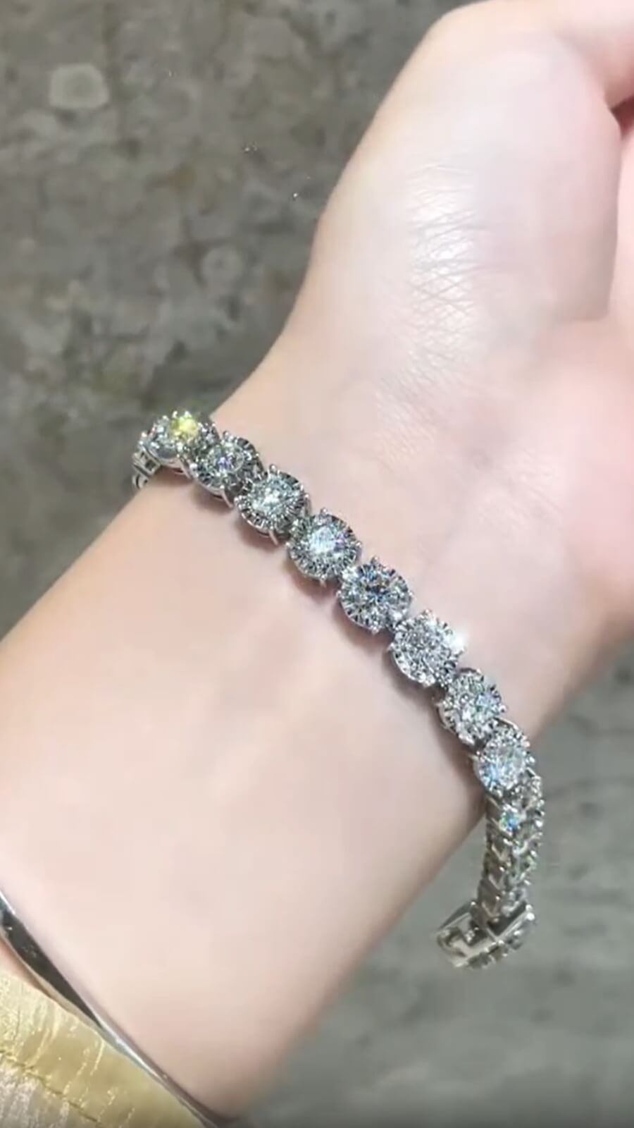 The Aurora Tennis Bracelet – Natural Diamonds, 0.05–0.32ct Stones | Custom Sizes