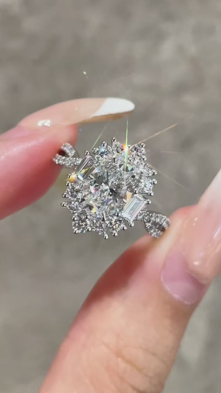 1.00ct Lab-Grown Diamond Style-Lolita| IGI Certified | PT950 Platinum