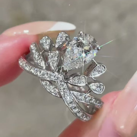 1.00ct Lab-Grown Diamond Style-Wings| IGI Certified | PT950 Platinum