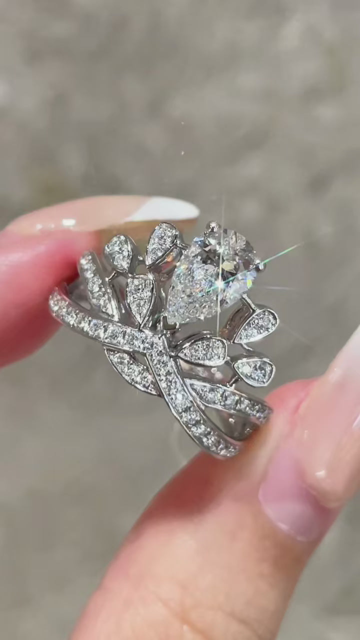 1.00ct Lab-Grown Diamond Style-Wings| IGI Certified | PT950 Platinum