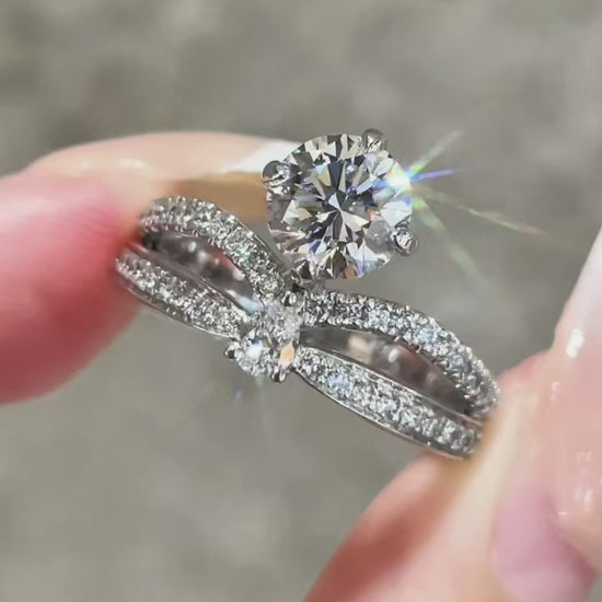 1.00ct Lab-Grown Diamond Style-Crown| IGI Certified | PT950 Platinum