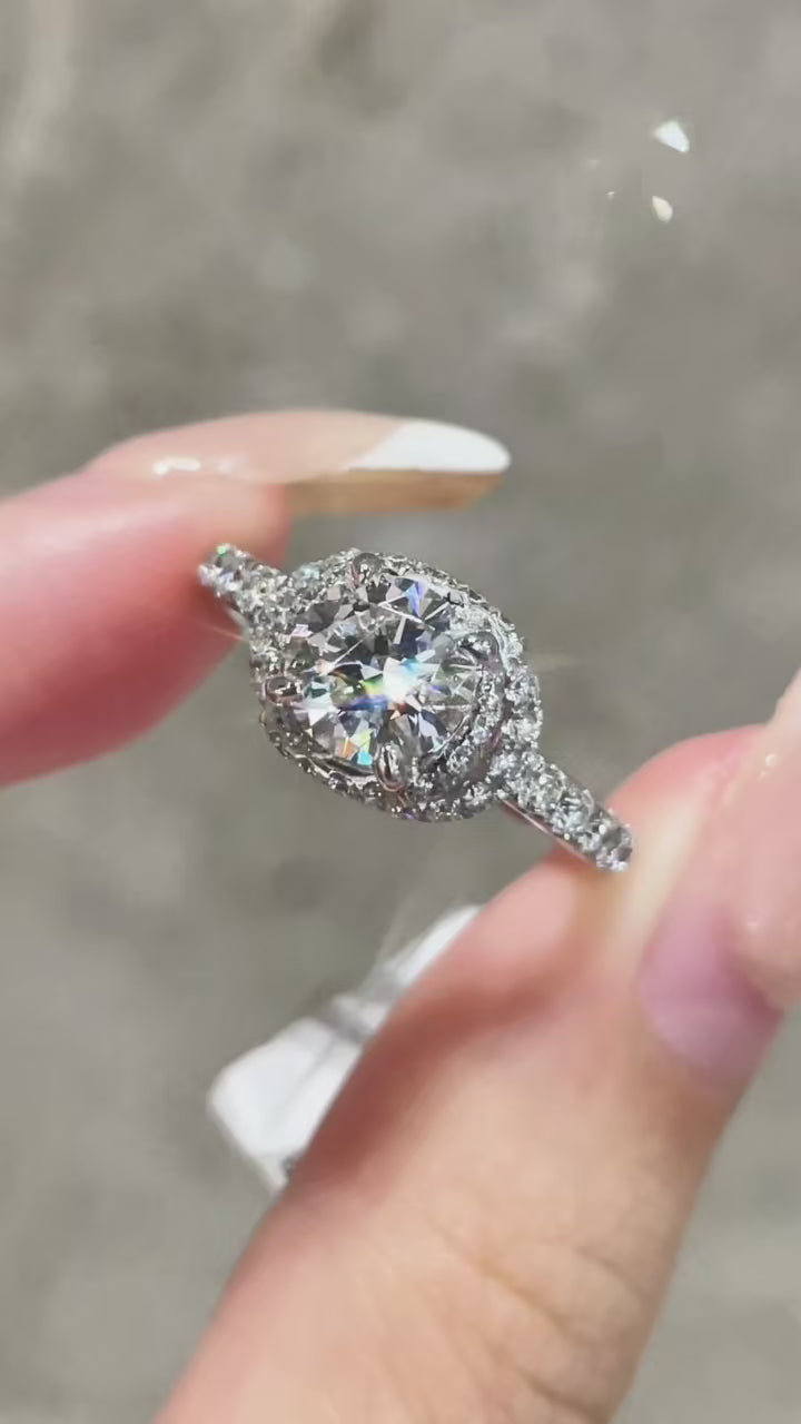 1.00ct Lab-Grown Diamond Style-ella| IGI Certified | PT950 Platinum